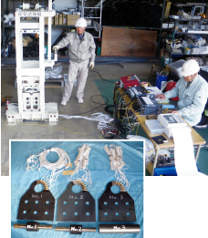 衝撃試験の様子